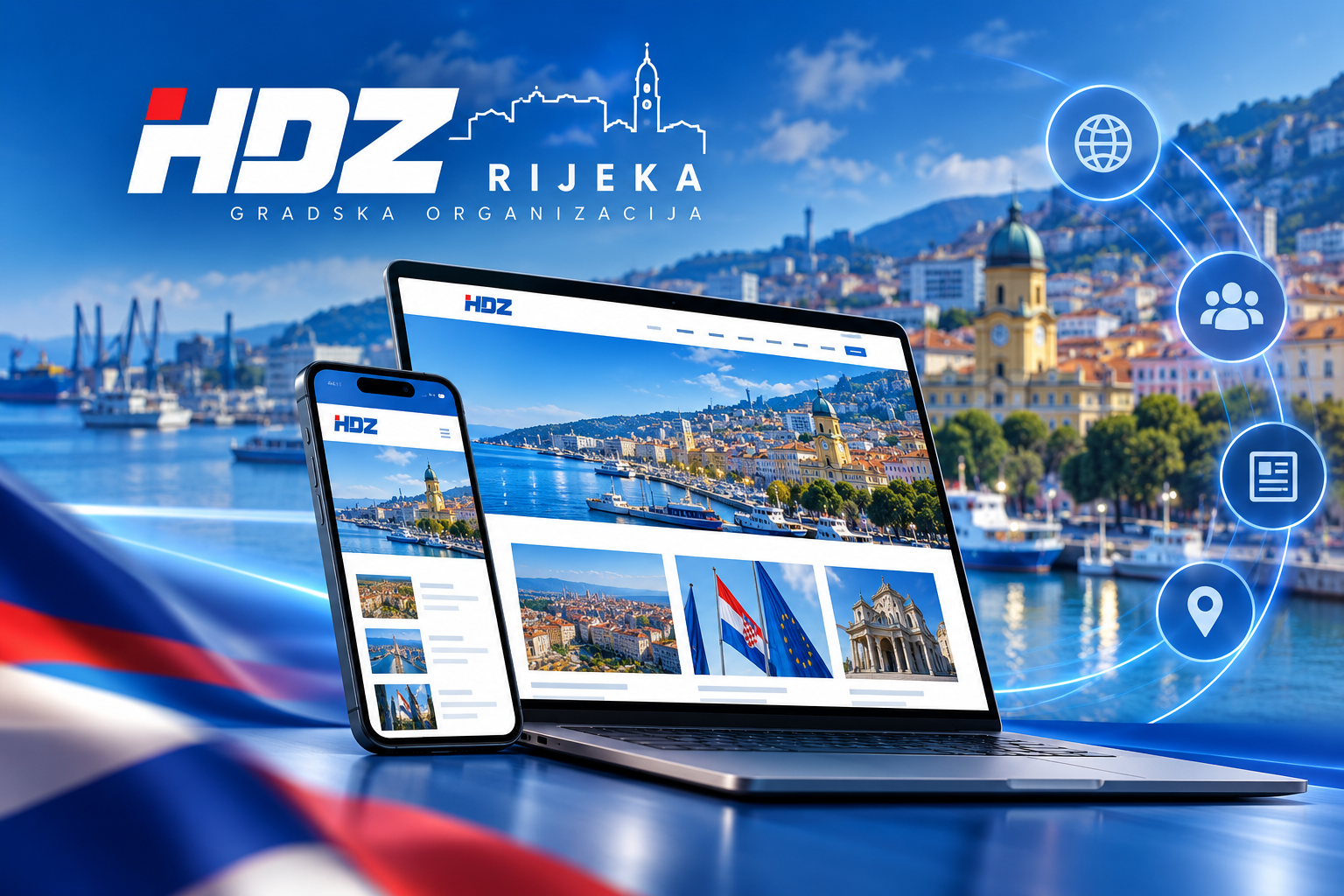 HDZ Rijeka ima novu web stranicu